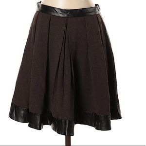 Walter Baker leather trim skirt S2-GREAT CONDITION